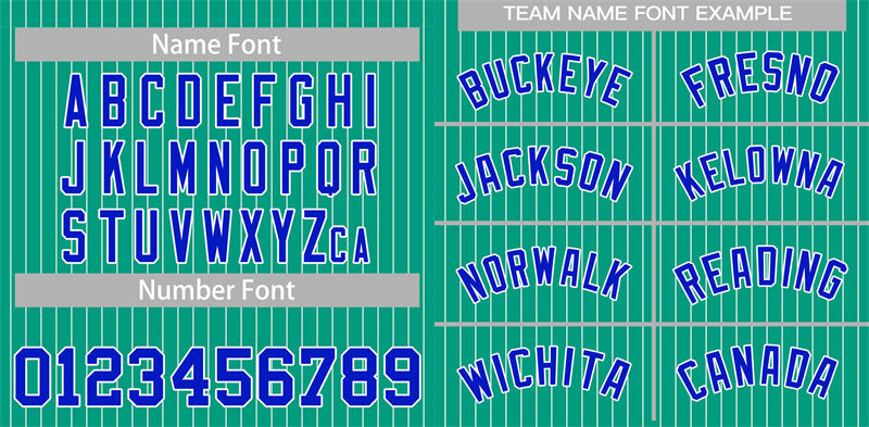 Custom Teal Royal-White Stripe Fashion Authentic Baseball Jersey Limited