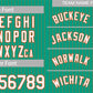Custom Teal White-Orange Stripe Fashion Authentic Baseball Jersey Limited