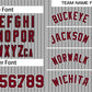 Custom Gray Crimson-White Stripe Fashion Authentic Baseball Jersey Limited