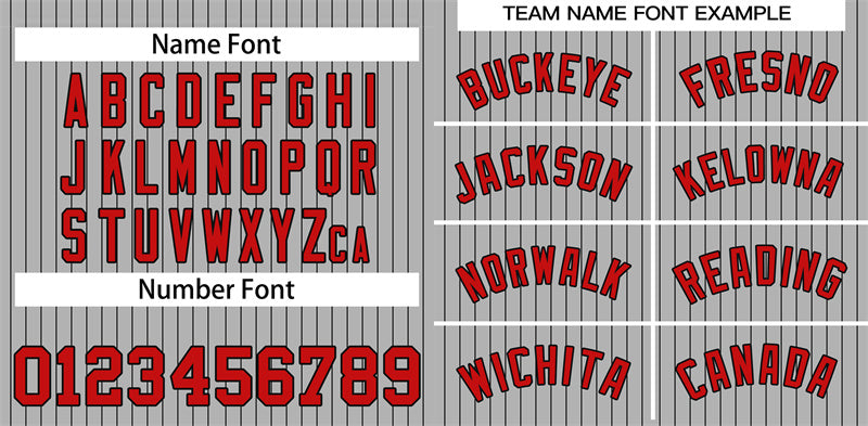 Custom Gray Red-Navy Stripe Fashion Authentic Baseball Jersey Limited