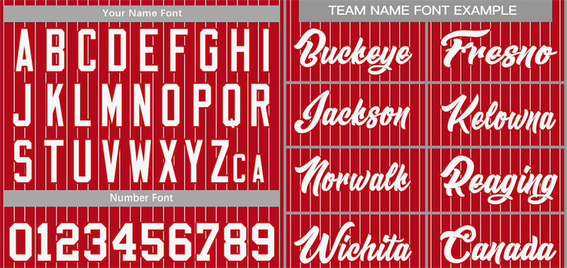 Custom Red White Stripe Fashion Authentic Baseball Jersey Limited