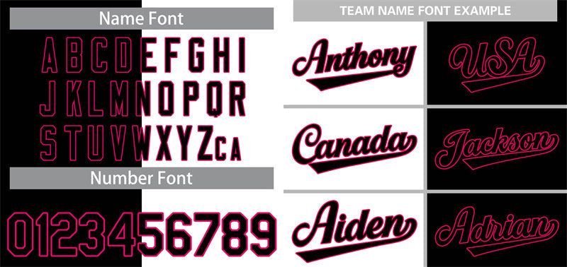 Custom Black White-Pink Split Fashion Authentic Baseball Jersey Limited