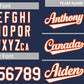 Custom White Navy-Orange Split Fashion Authentic Baseball Jersey Limited