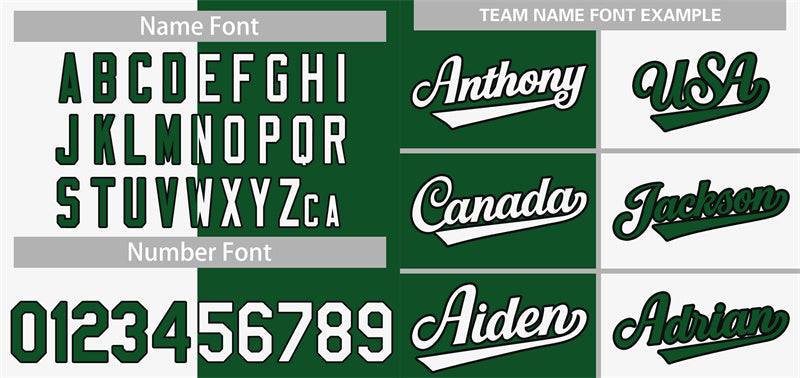 Custom White Green-Black Hook Split Fashion Authentic Baseball Jersey Limited