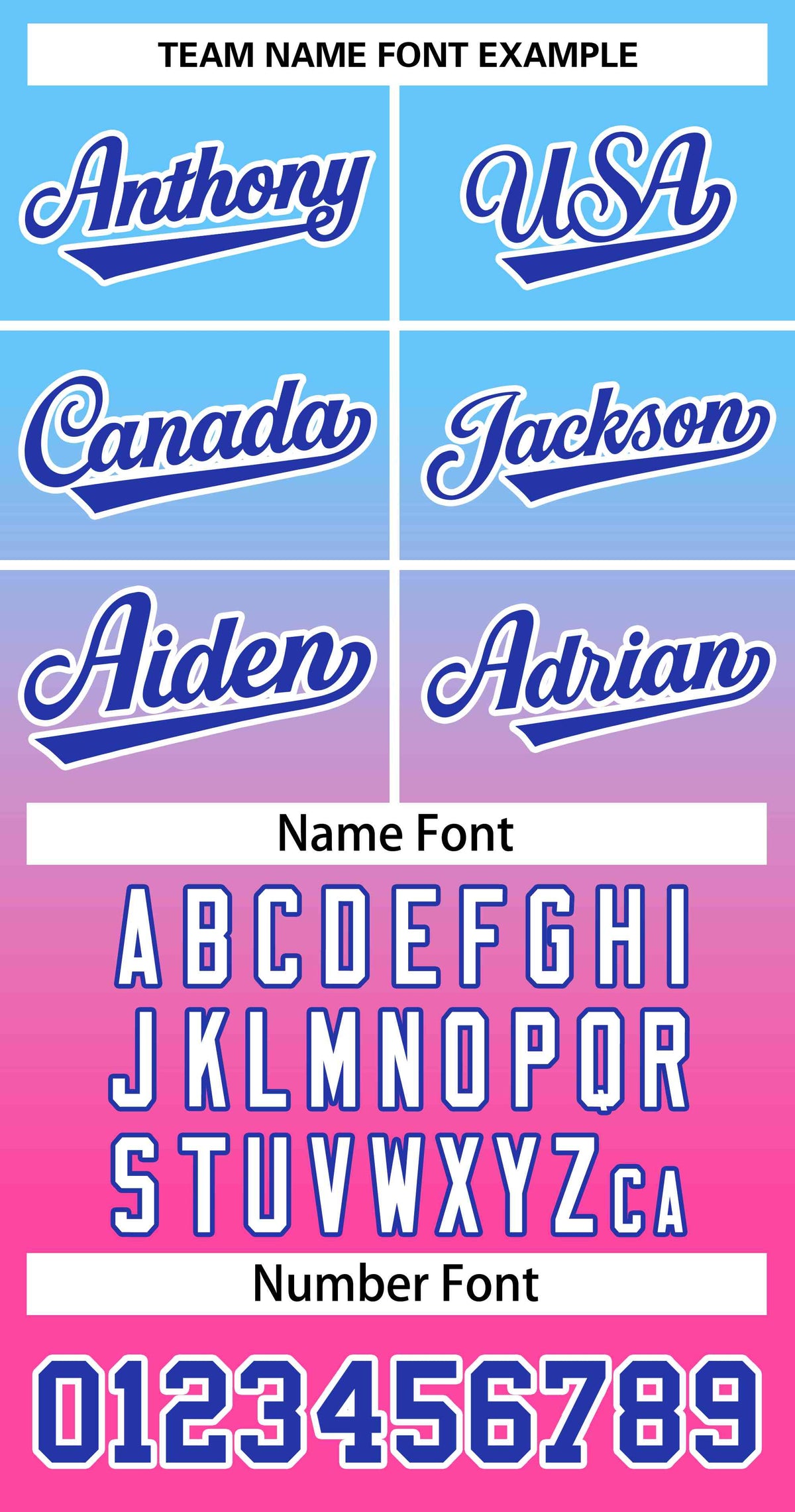 Custom Light Blue Pink Royal-White Gradient Fashion Authentic Two-Button Softball Jersey Limited