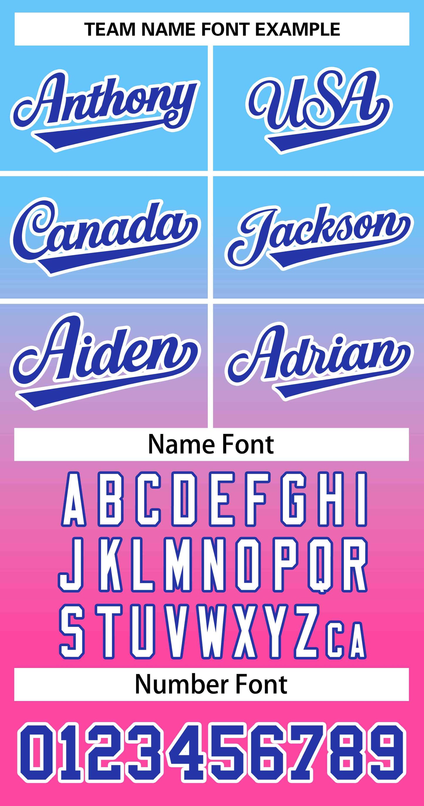 Custom Light Blue Pink Royal-White Gradient Fashion Authentic Two-Button Softball Jersey Limited