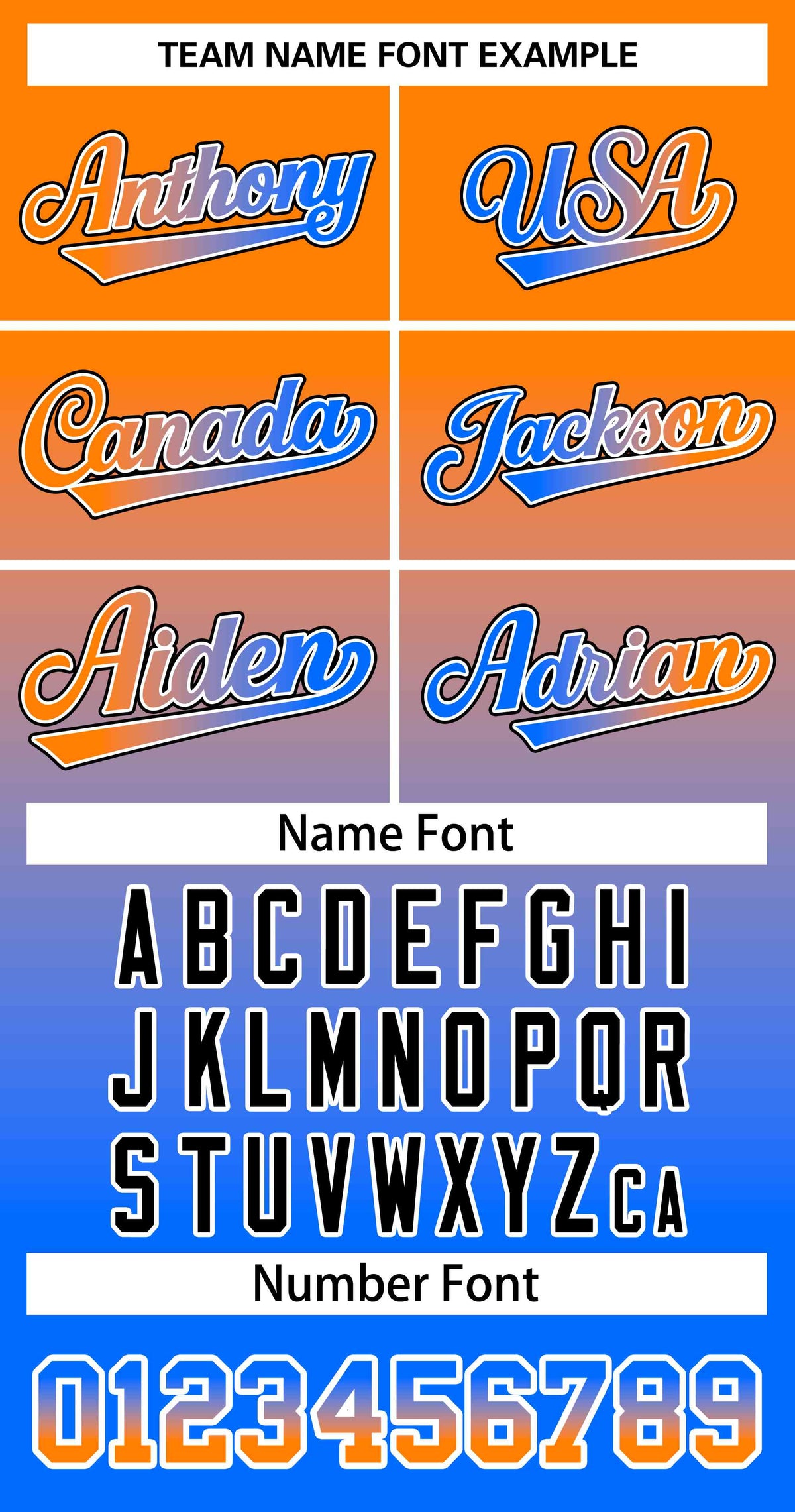 Custom Orange Powder Blue Orange-White Gradient Fashion Authentic Two-Button Softball Jersey Limited