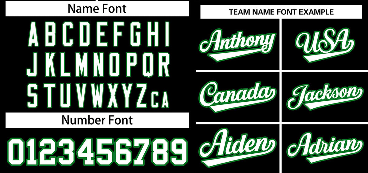 Custom Black White-Kelly Green Classic Style Authentic Two-Button Softball Jersey Limited