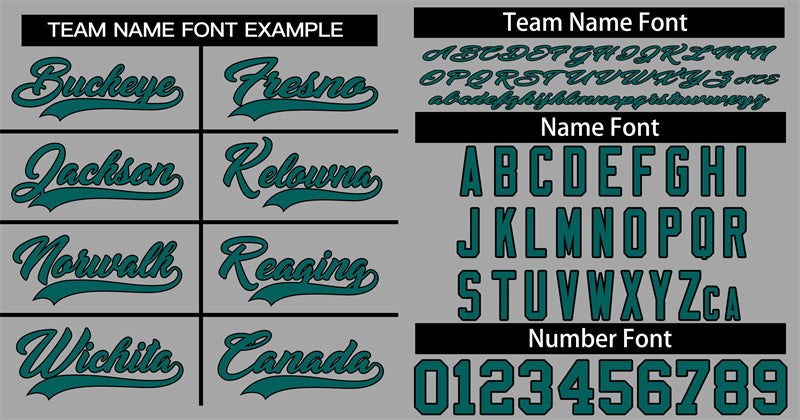 Custom Gray Aqua-Black Classic Style Authentic Baseball Jersey Limited
