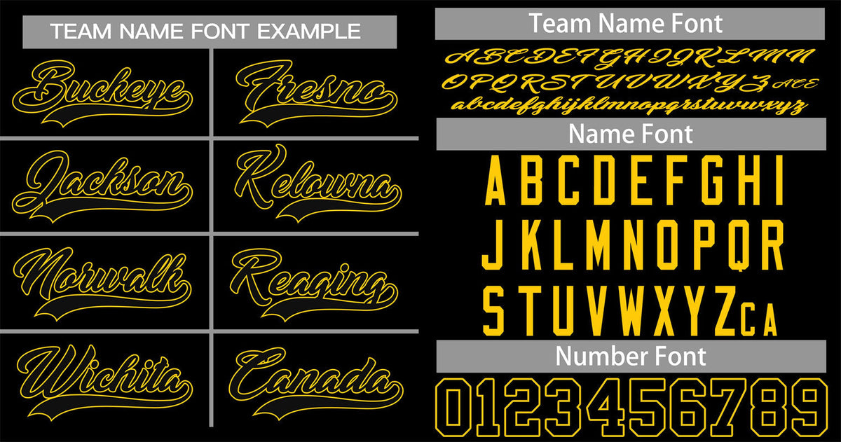 Custom Black Yellow Classic Style Authentic Baseball Jersey Limited