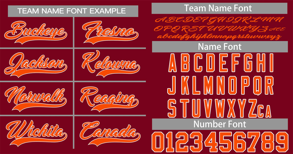 Custom Crimson Orange-White Classic Style Authentic Baseball Jersey Limited