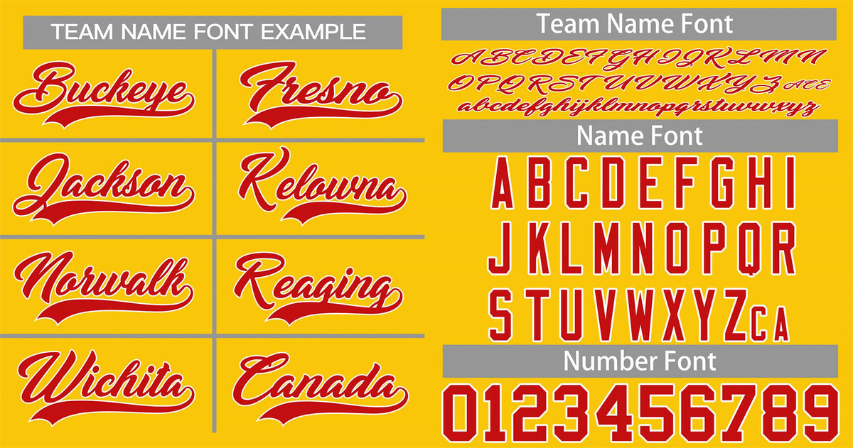 Custom Yellow Red-White Classic Style Authentic Baseball Jersey Limited