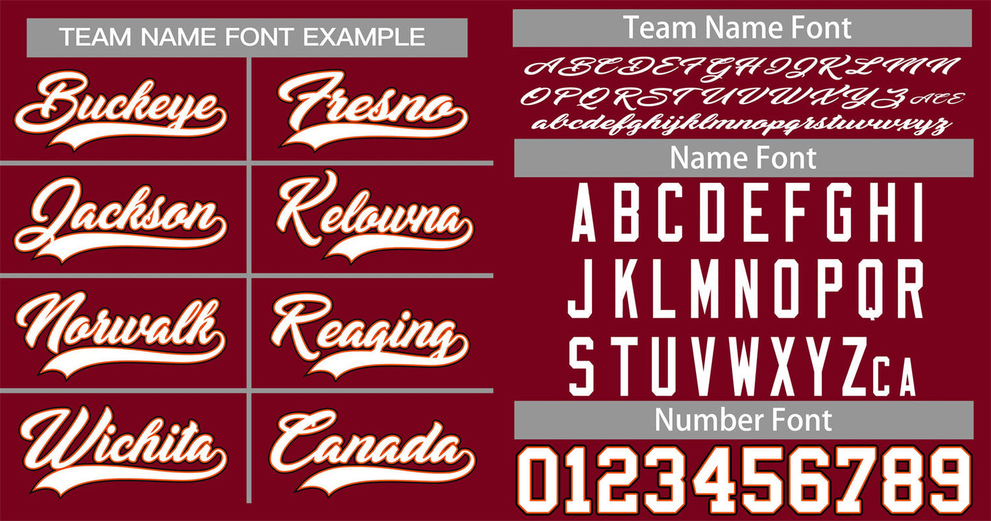 Custom Crimson White-Black Classic Style Authentic Baseball Jersey Limited