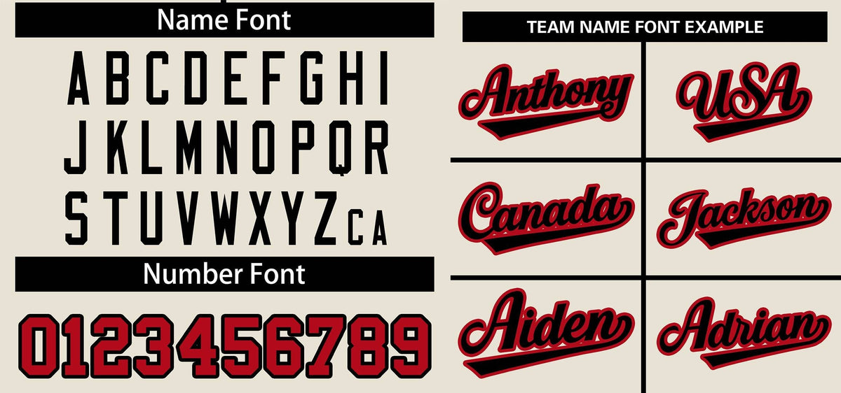 Custom Cream Red-Black Classic Style Outdoor Authentic Pullover Baseball Jersey Limited