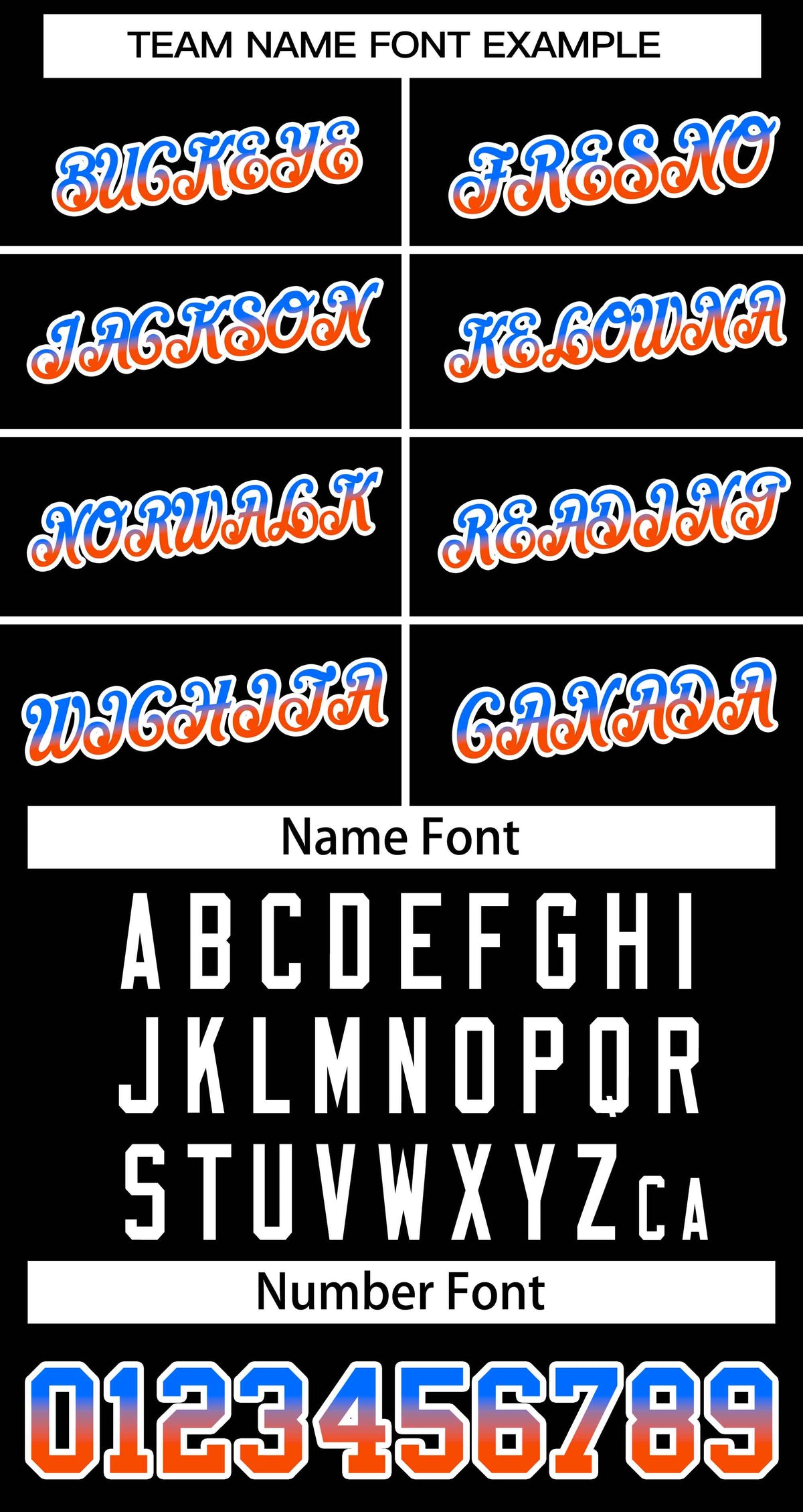 Custom Black Royal Orange-White Stripe Font Gradient Fashion Authentic Baseball Jersey Limited