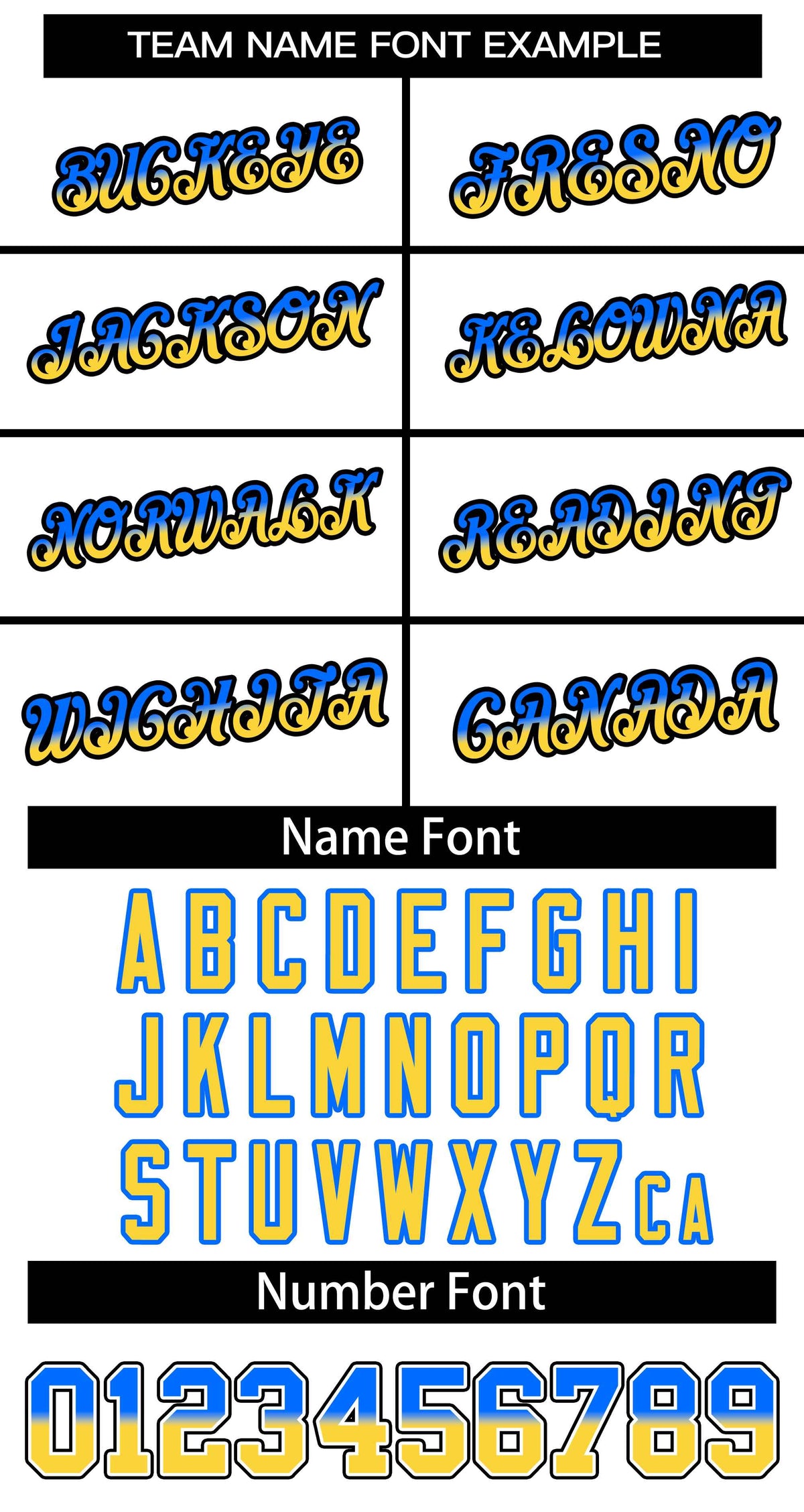 Custom White Blue Yellow-Navy Stripe Font Gradient Fashion Authentic Baseball Jersey Limited