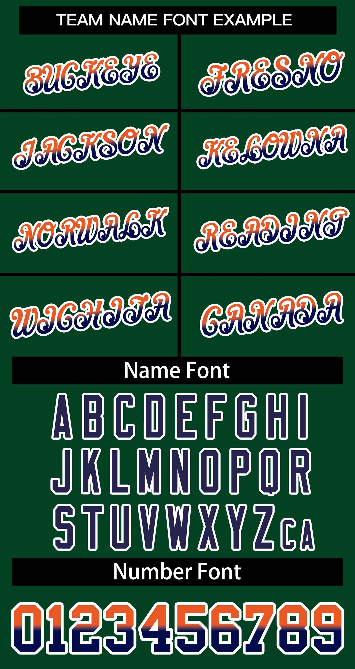 Custom Green Orange Navy-White Stripe Font Gradient Fashion Authentic Baseball Jersey Limited