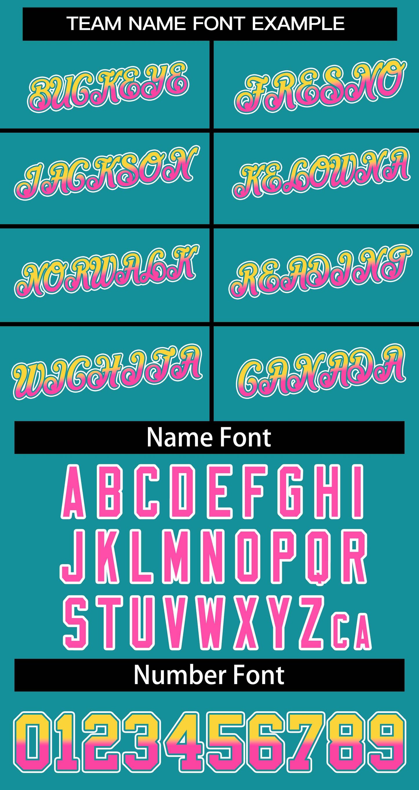 Custom Aqua Gold Pink-Aqua Stripe Font Gradient Fashion Authentic Baseball Jersey Limited