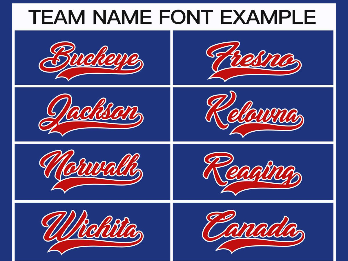 Custom Royal Red-White Classic Style Hockey Jersey Limited