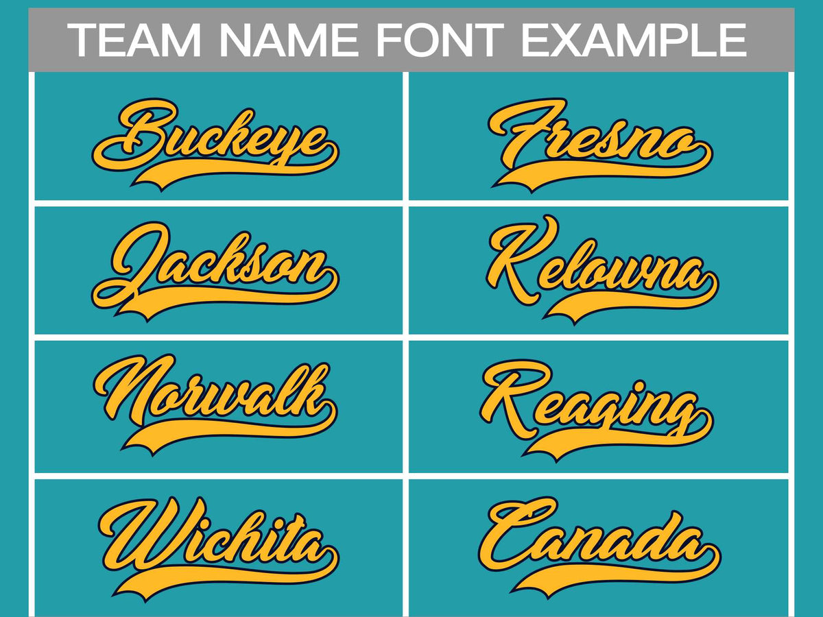 Custom Aqua Gold-Navy Classic Style Hockey Jersey Limited