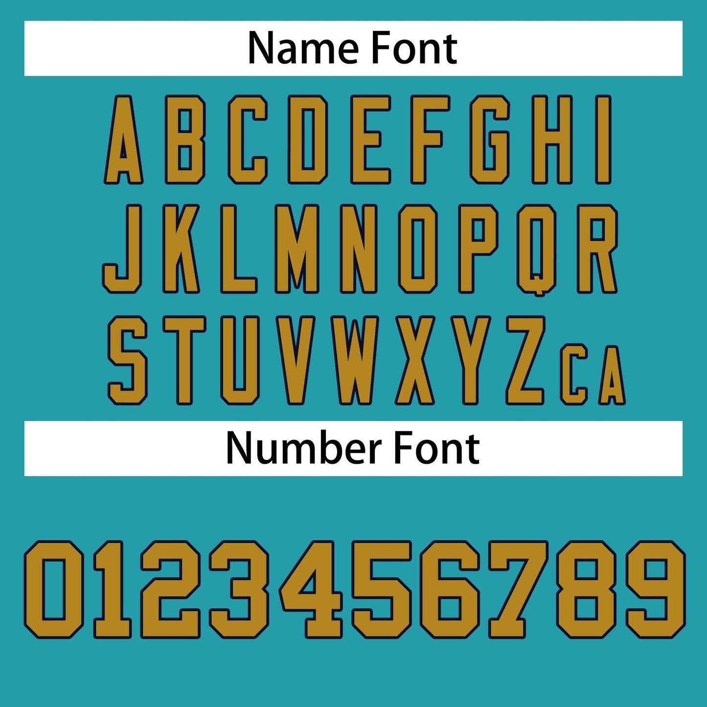 Custom Aqua Gold-Navy Classic Style Hockey Jersey Limited