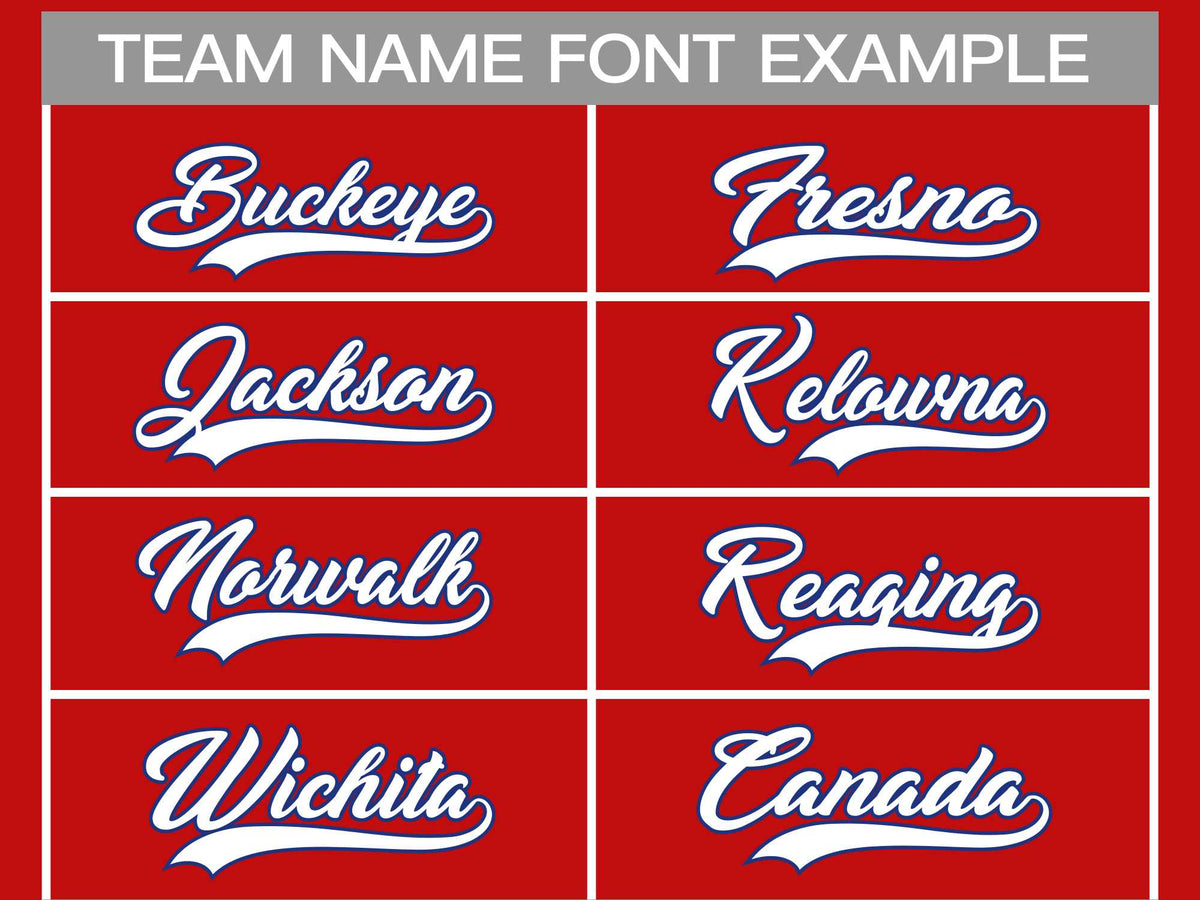 Custom Red White-Royal Classic Style Hockey Jersey Limited