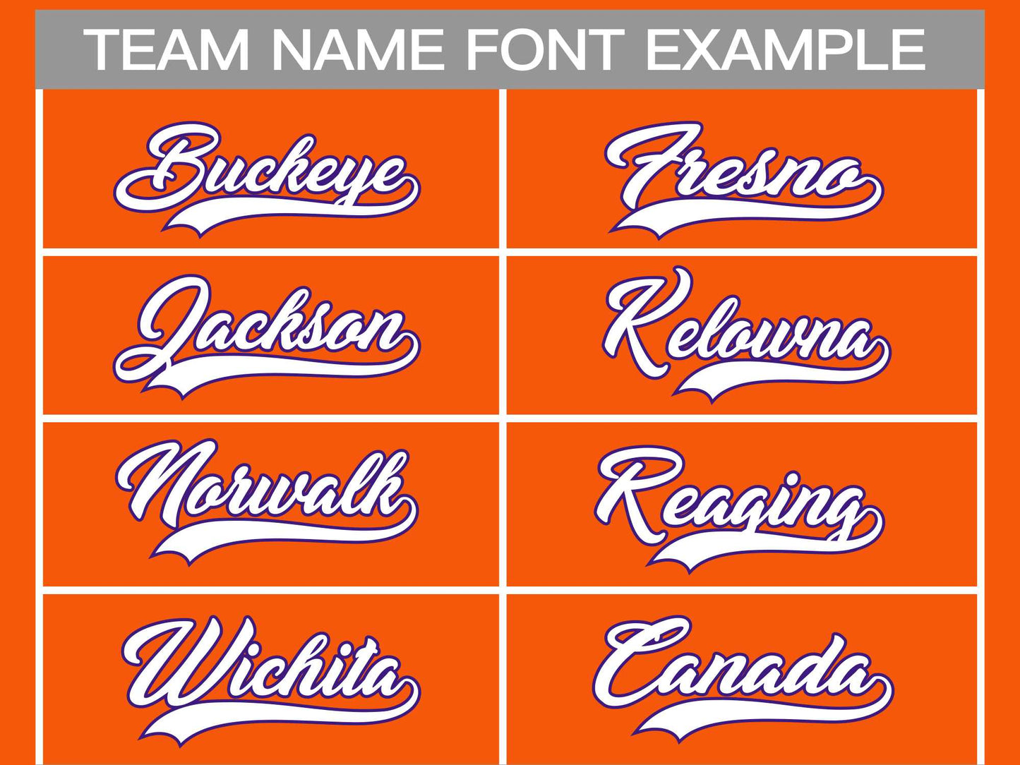 Custom Orange White-Purple Classic Style Hockey Jersey Limited