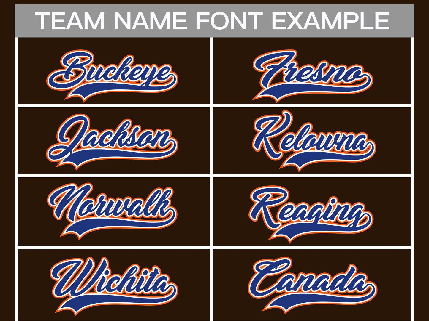 Custom Brown Royal White-Orange Classic Style Hockey Jersey Limited