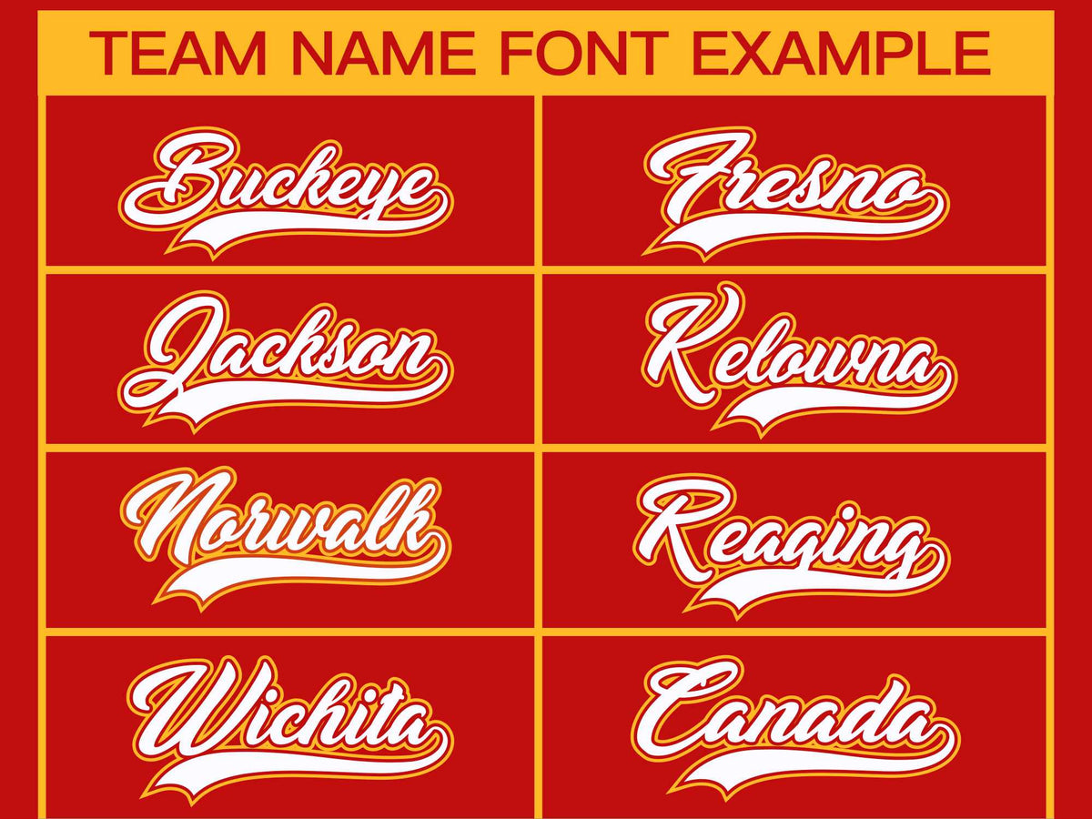 Custom Red White Red-Gold Classic Style Hockey Jersey Limited