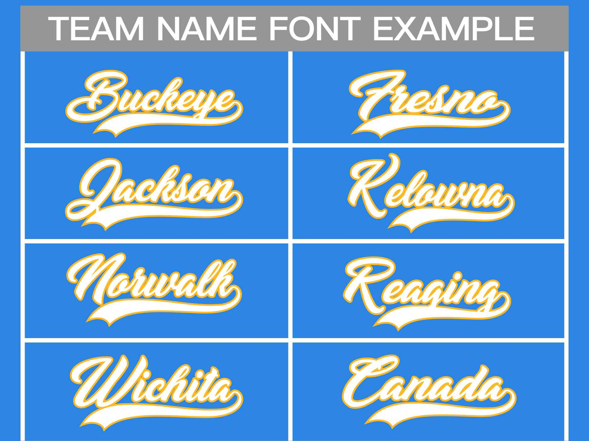 Custom Powder Blue White-Gold Classic Style Hockey Jersey Limited