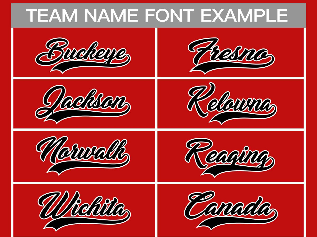 Custom Red Black-White Classic Style Hockey Jersey Limited