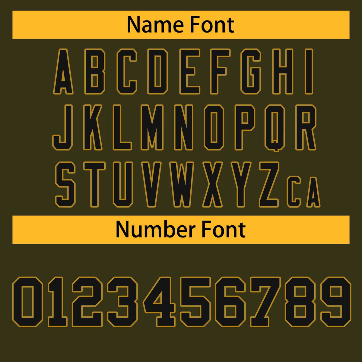 Custom Olive Black-Old Gold Classic Style Hockey Jersey Limited