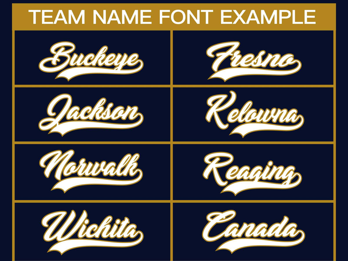 Custom Navy White-Old Gold Classic Style Hockey Jersey Limited