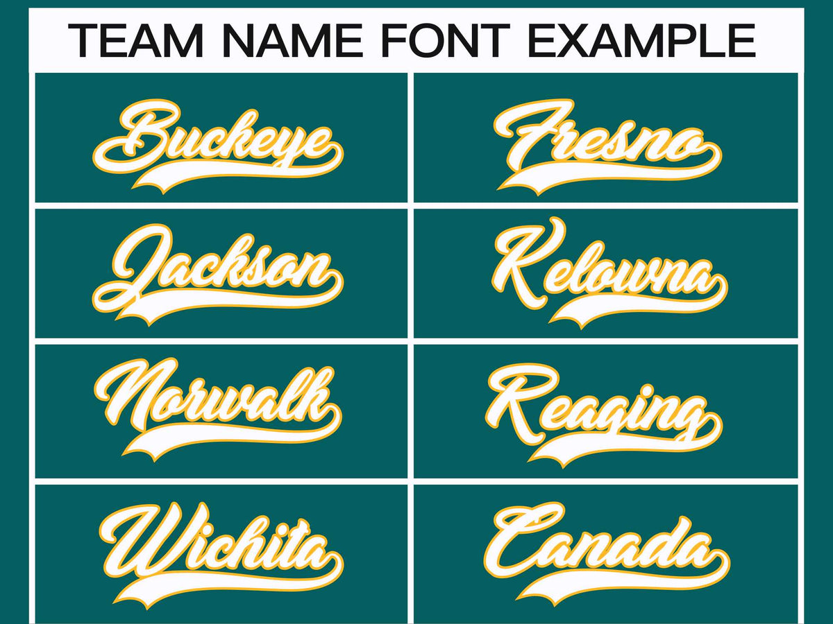 Custom Teal White-Gold Classic Style Hockey Jersey Limited