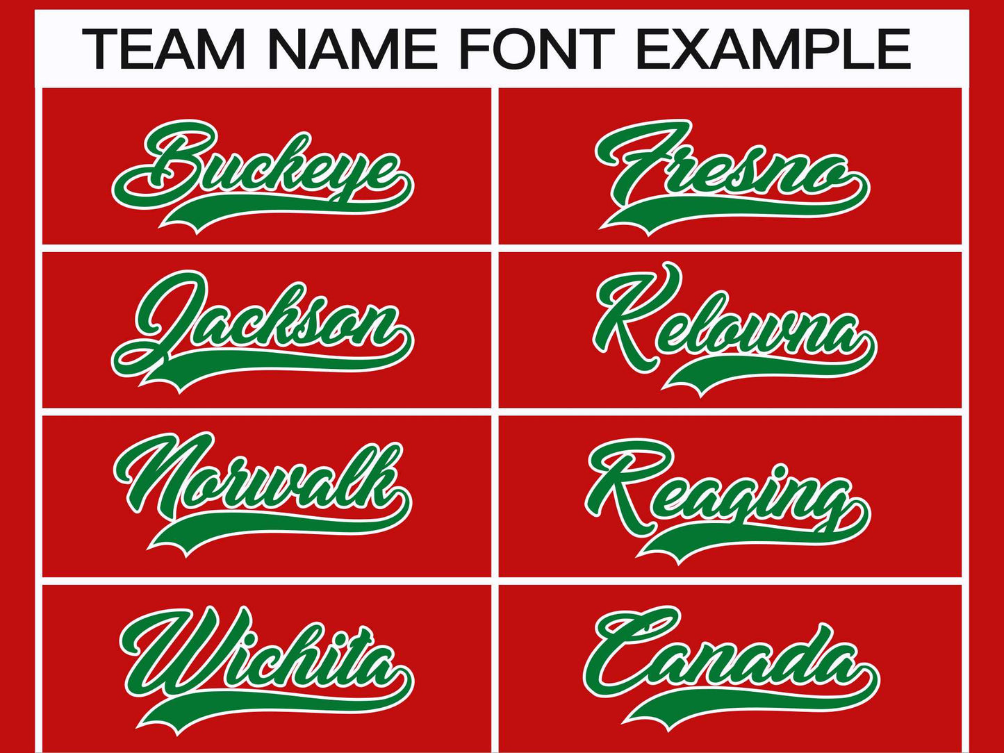 Custom Red Kelly Green-White Classic Style Hockey Jersey Limited