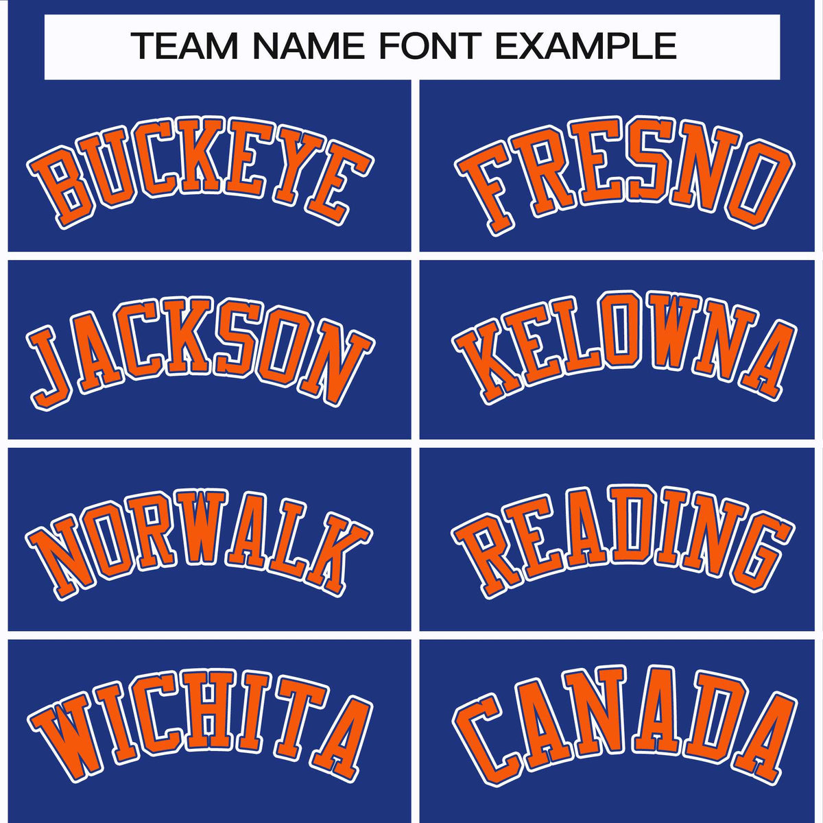 Custom Royal Orange Royal-White Classic Style Hockey Jersey Limited