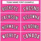 Custom Pink White-Black Classic Style Hockey Jersey Limited
