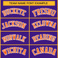 Custom Purple Orange-White Classic Style Hockey Jersey Limited