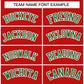 Custom Red Kelly Green-White Classic Style Hockey Jersey Limited