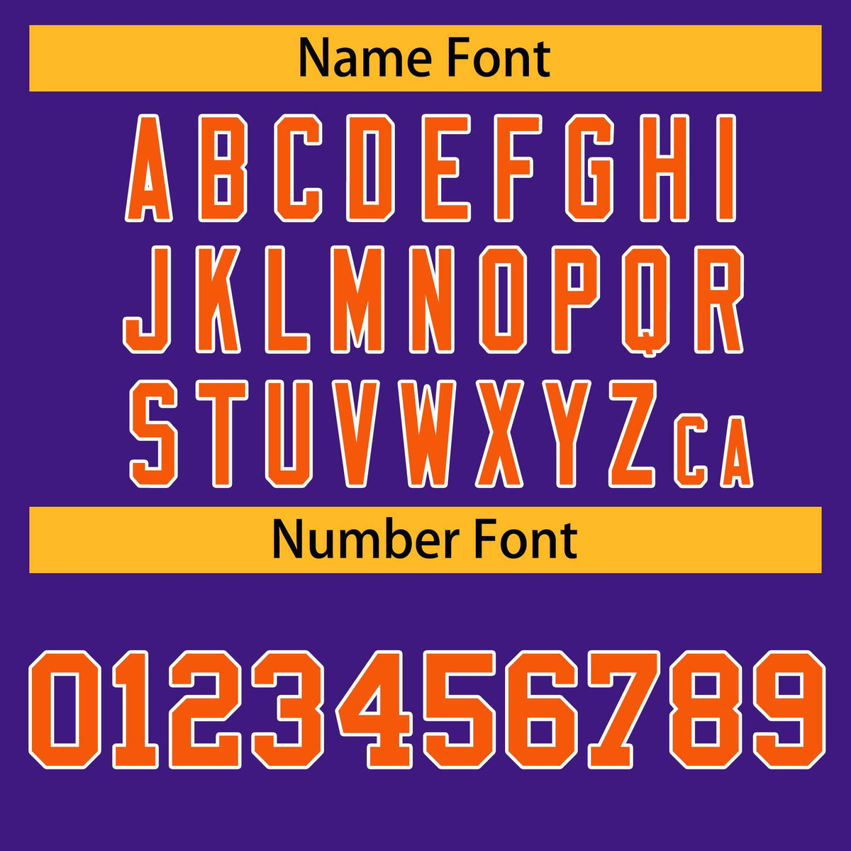 Custom Purple Orange-White Classic Style Hockey Jersey Limited