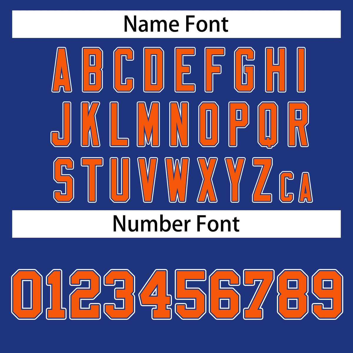 Custom Royal Orange Royal-White Classic Style Hockey Jersey Limited