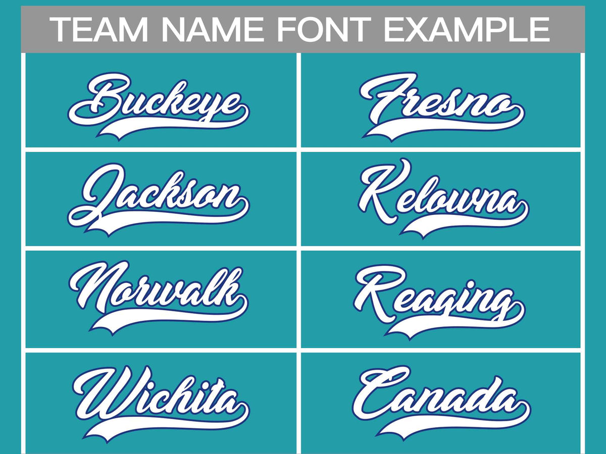 Custom Aqua White-Royal Classic Style Hockey Jersey Limited