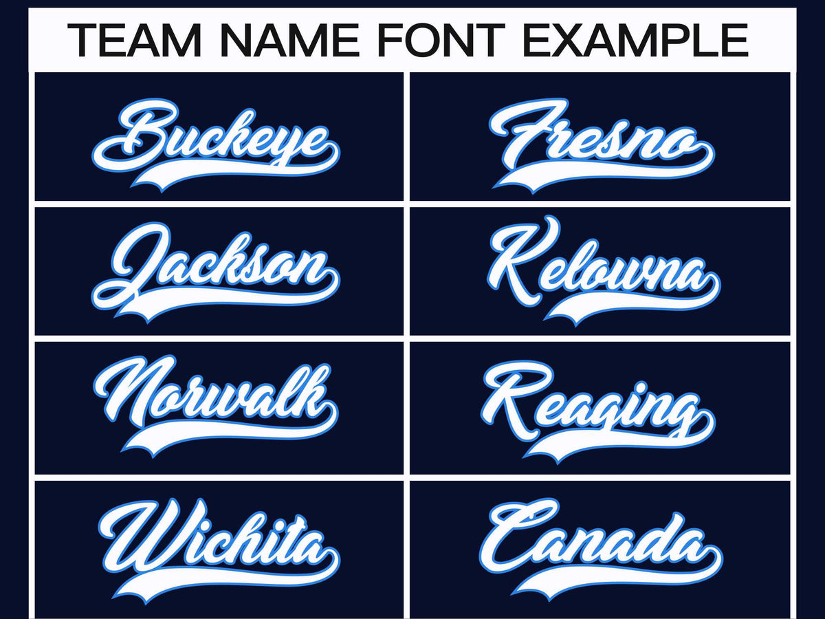 Custom Navy White-Powder Blue Classic Style Hockey Jersey Limited