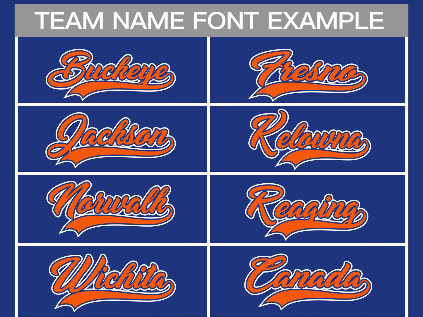 Custom Royal Orange Royal-White Classic Style Hockey Jersey Limited