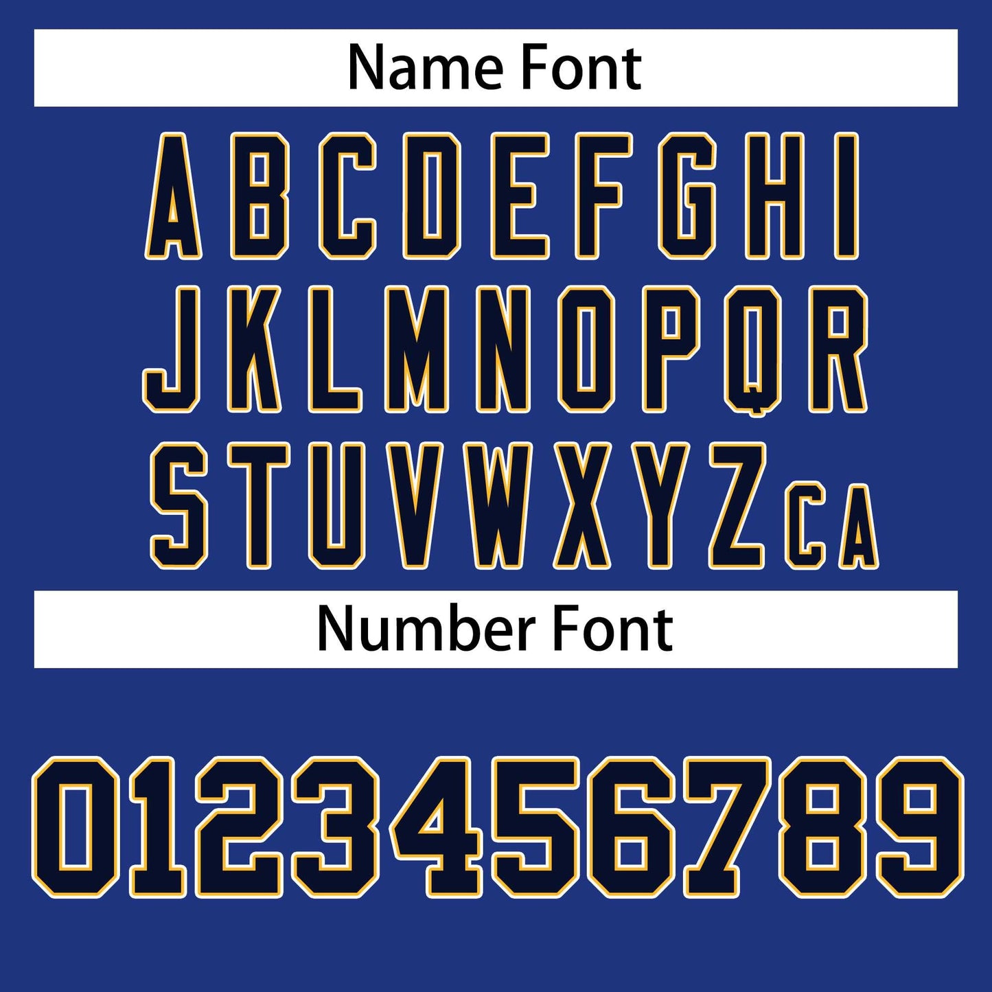 Custom Royal Navy Gold-White Classic Style Hockey Jersey Limited