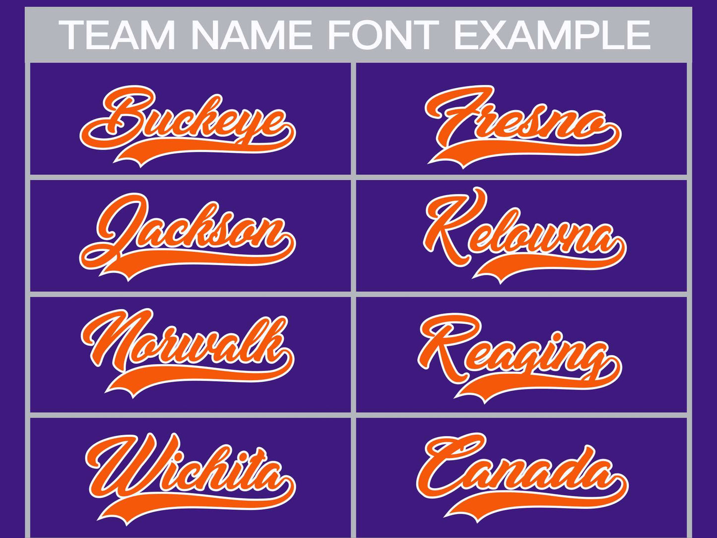 Custom Purple Orange-White Classic Style Hockey Jersey Limited