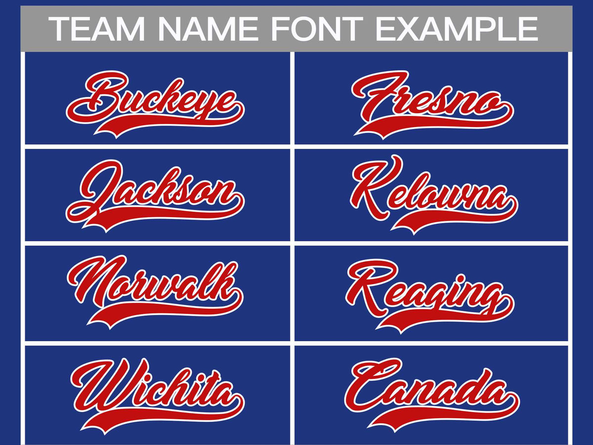 Custom Royal Red-White Classic Style Hockey Jersey Limited