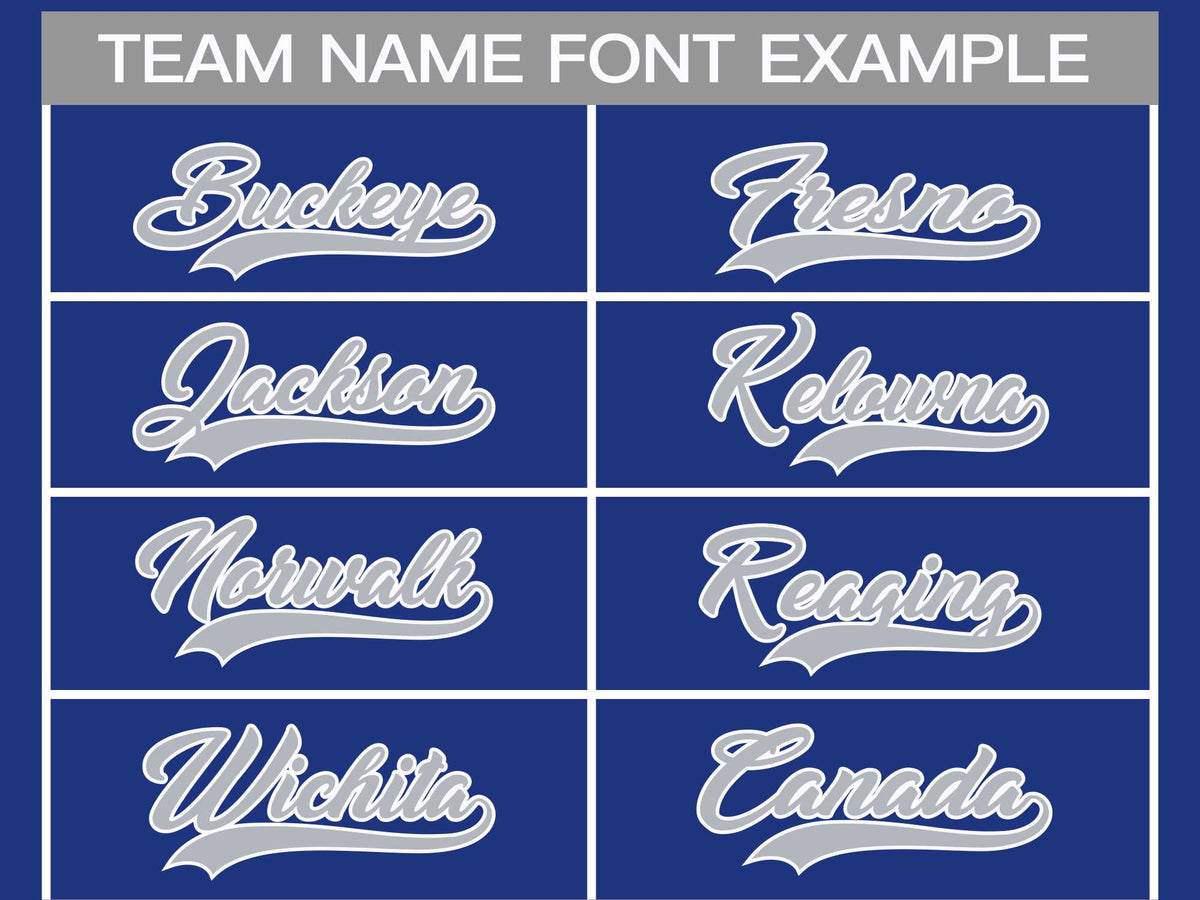 Custom Royal Gray-White Classic Style Hockey Jersey Limited