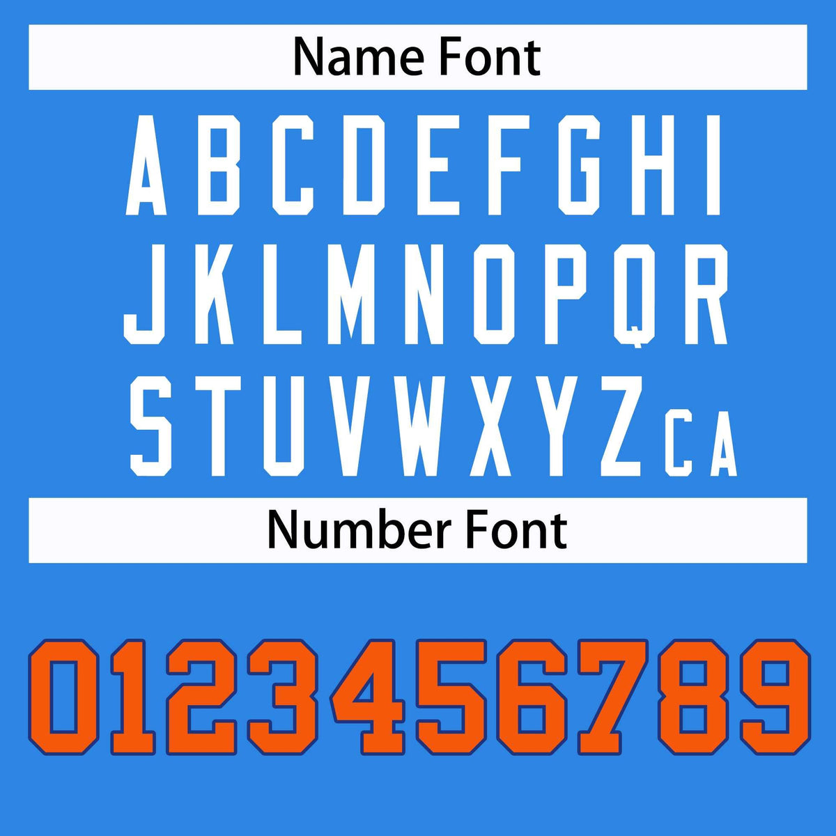 Custom Powder Blue Orange-Royal Classic Style Hockey Jersey Limited