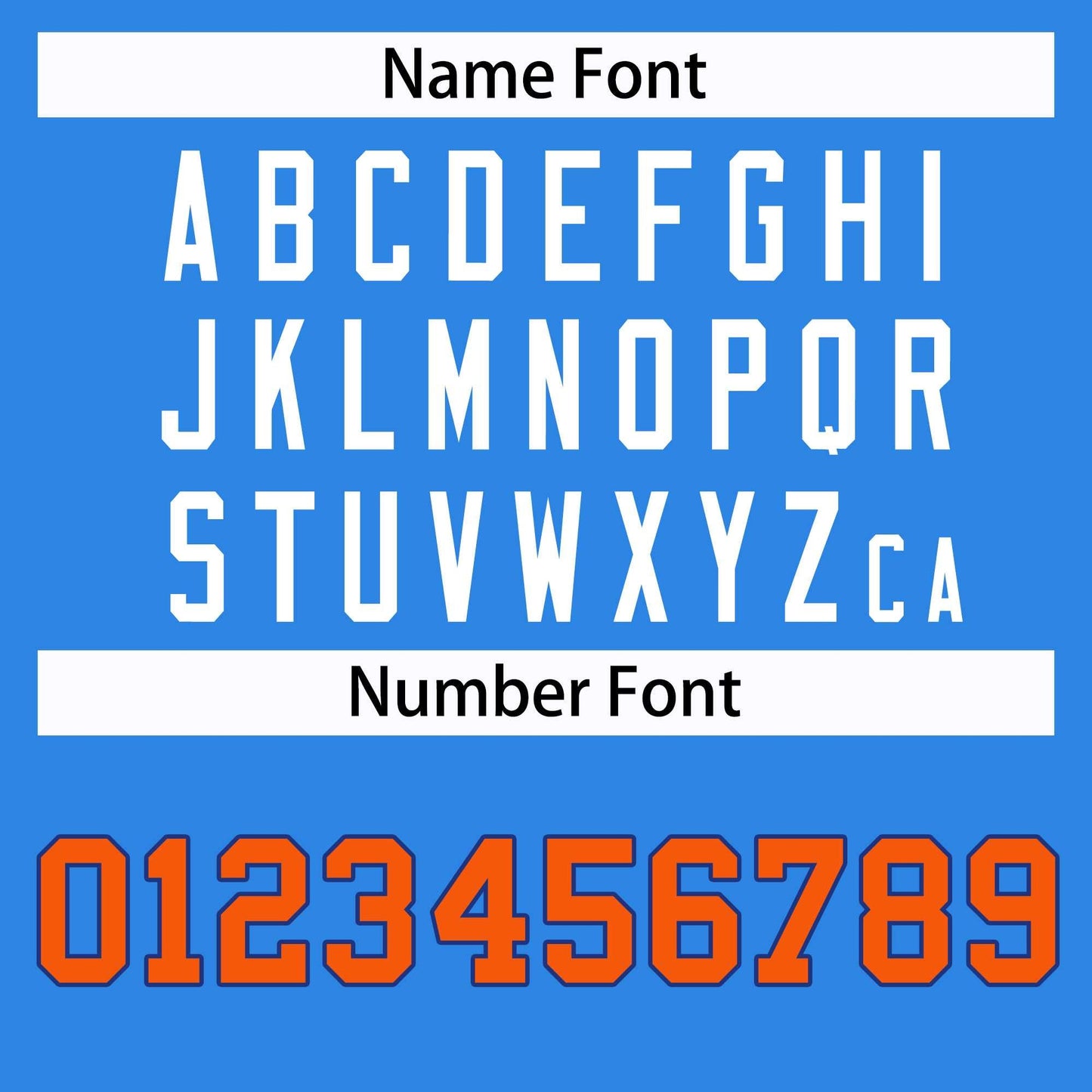 Custom Powder Blue Orange-Royal Classic Style Hockey Jersey Limited